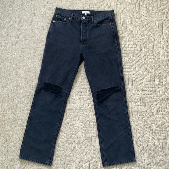 Re/Done High Rise Rigid Loose Jean - Picture 2 of 7